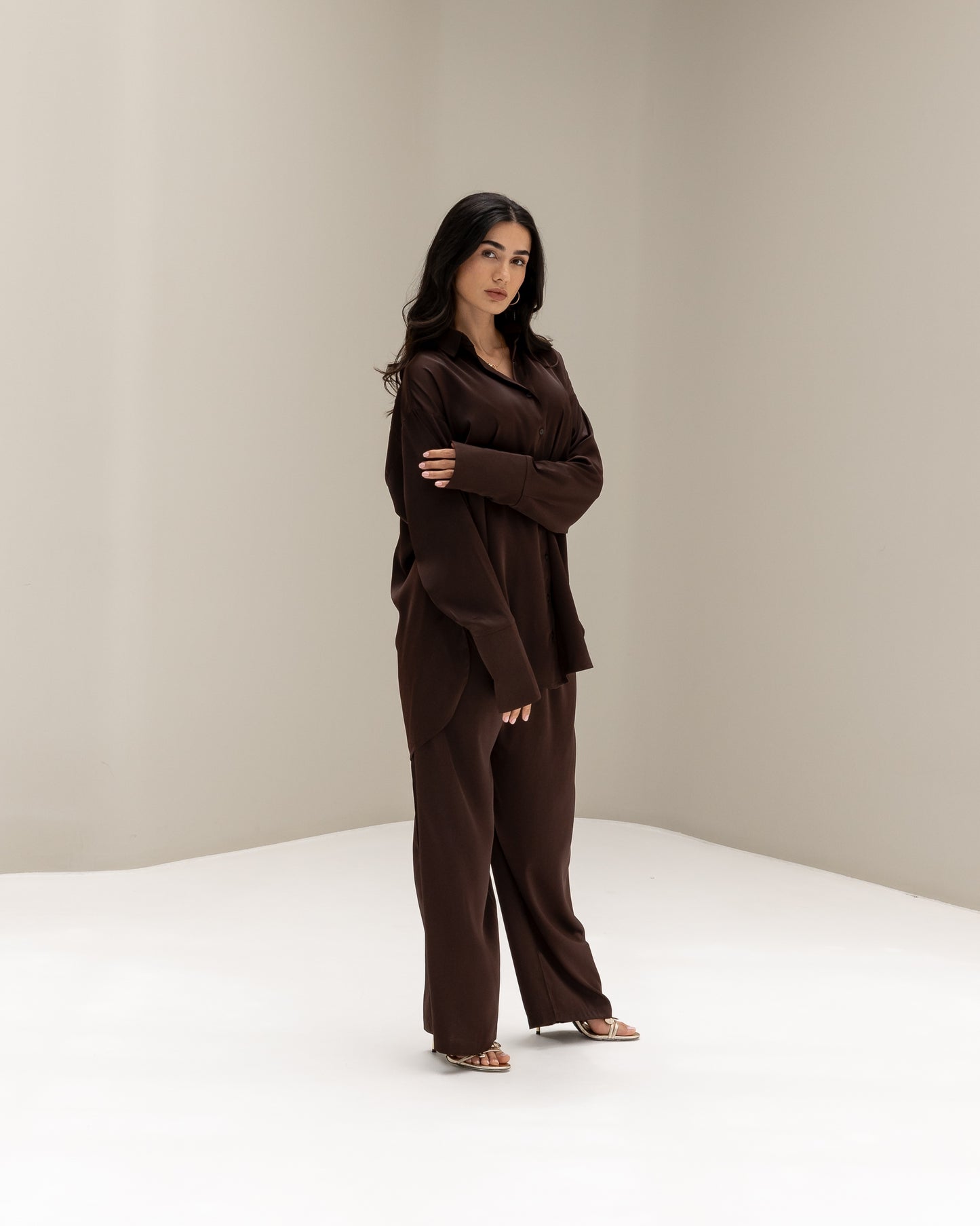 Aya Co-ord set Brown