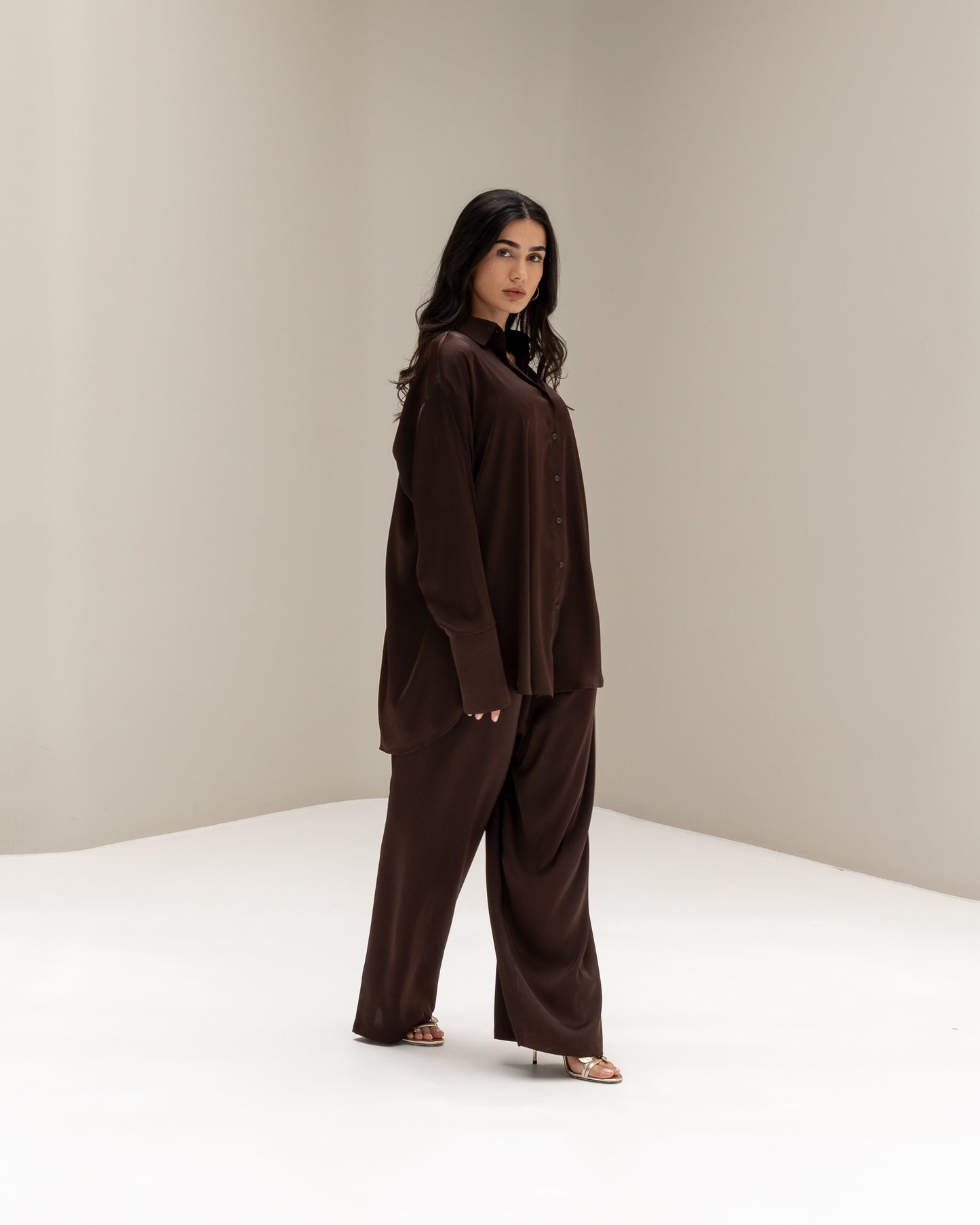 Aya Co-ord set Brown